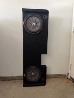 Kicker Comp C Dual 12” Subwoofers with Box