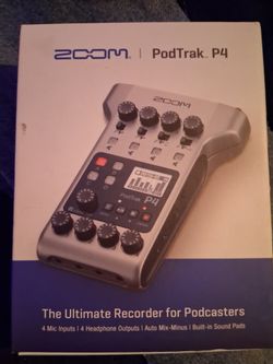 Zoom PodTrak P4 Podcast Recorder