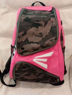 Easton Softball equipment bag. Pink and gray camo. Excellent condition.