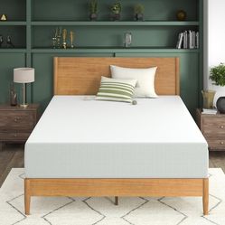 Move out sale  - Zinus 12 inch Green Tea Memory Foam Mattress(Used for 2 months)