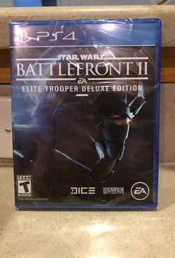 PS4 Star Wars Battlefront II Elite trooper Deluxe Edition