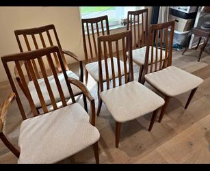 SET OF 6 PATIO DINING CHAIRS