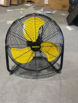 18 Inch Portable Floor Fan, 3 Speed Metal Industrial