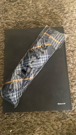 Plaid Necktie in Plastic Wrap
