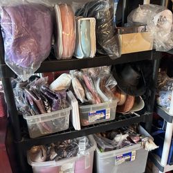 Mostly New Women’s Goods - Small Bags. Scarves, Clothing, Hats & Shoes (6.5)