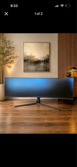 Samsung Odyssey 49" curved monitor