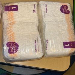 Parents Choice Baby Diapers 2 Packages Of 27 Each 