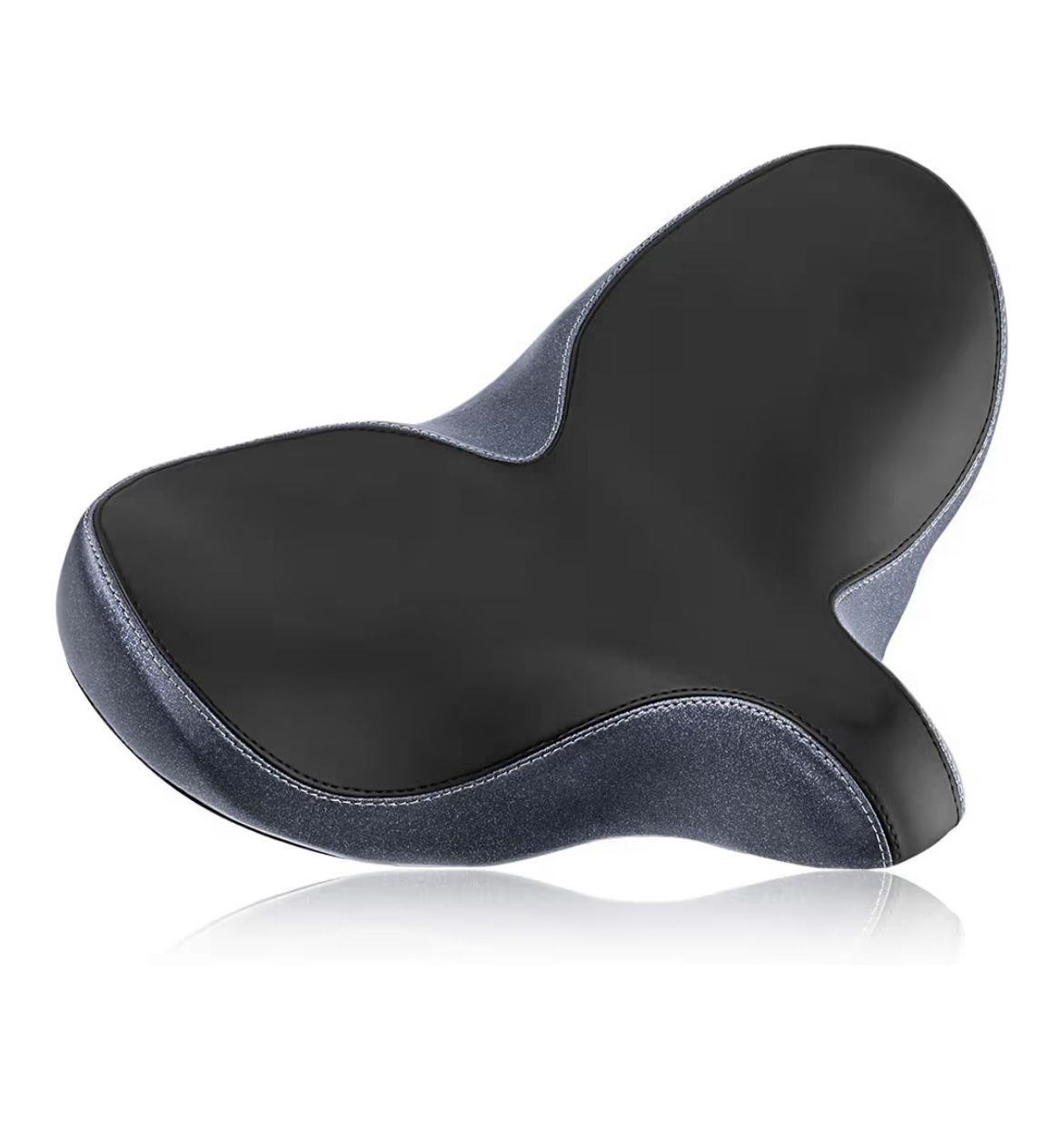 YLG Oversized Memory Foam Comfort Bike Seat Black