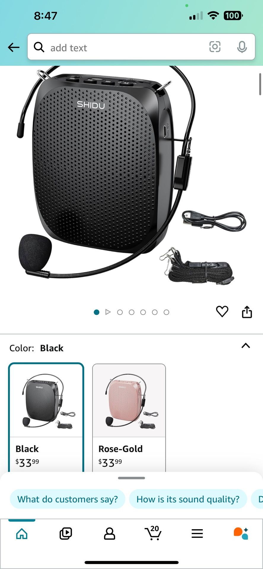 Sound voice amplifier digital player