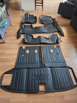 New Open Box All Weather Heavy Duty Floor Mats (Full Set) for Honda Pilot