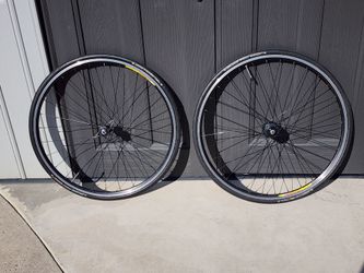 700C Mavic CXP22 alloy wheelset 8/9/10 speed HG