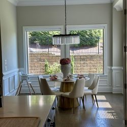 Gold And Marble Dining Table 