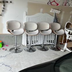 4 Barstool Chairs-kitchen Island