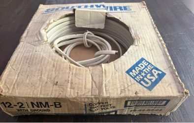 Southwire 12-2 NM-B with Ground Romex Wire. Approximately 175Ft