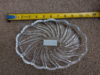 Mikasa Peppermint Clear Platter