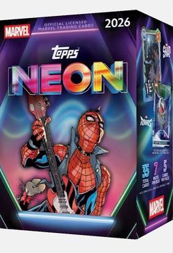 2026 Topps Chrome Neon Marvel Blaster Box