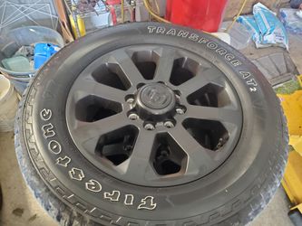 20" 8 lug ram 2500 wheels new tires