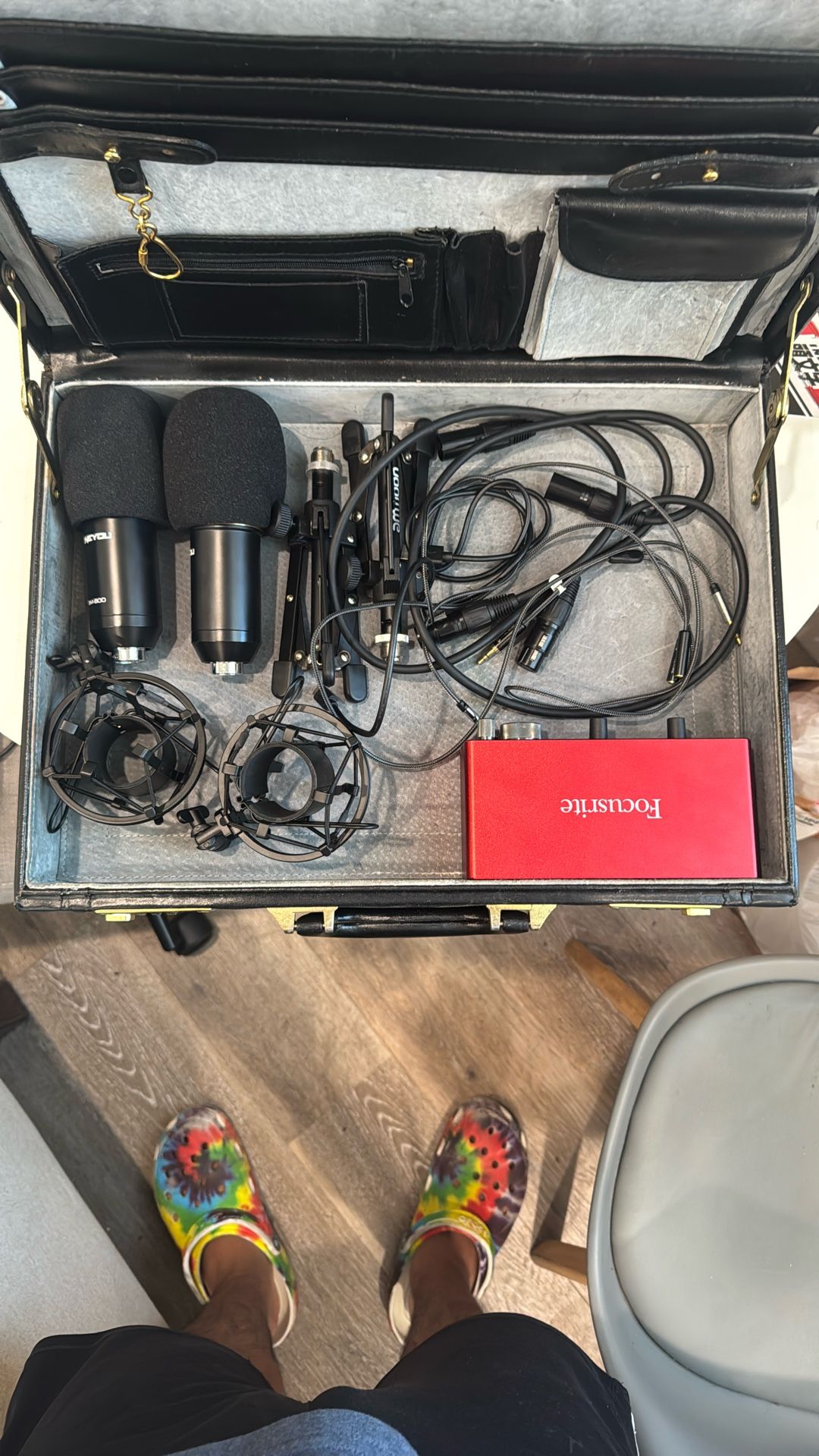 Podcasting equipment