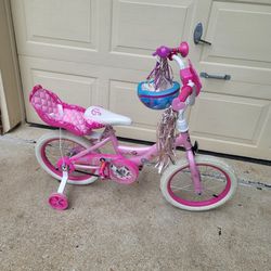 Huffy Princess 16 Inch Girls Bike Bicycle with Detachable Training Wheels