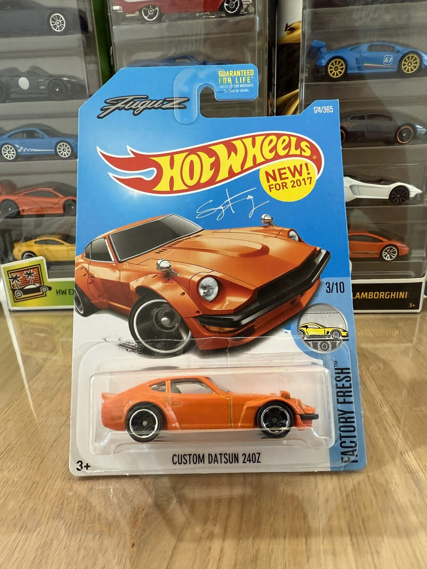 π―π΅ HOT WHEELS 2015 - Orange Custom Datsun 240z - Factory Fresh 3/10 - 174/365 - Die Cast Toy π―π΅