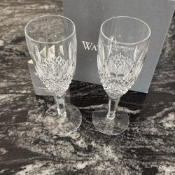 Valentines Wedding Engagement Anniversary Waterford Crystal Champaign Flutes