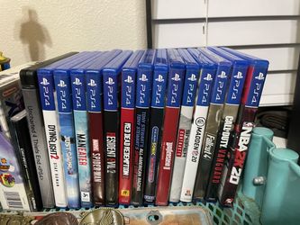 ps4 slim with games