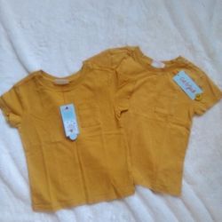 New Cat And Jack Shirts Size 3