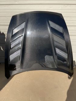 New 2009 - 2020 Nissan 370Z Z34 Carbon Creations AMS Hood - Part # 114386 