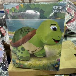 New 5 ft Tortoise Inflatable decoration with built LED lights for outdoor yard or garden