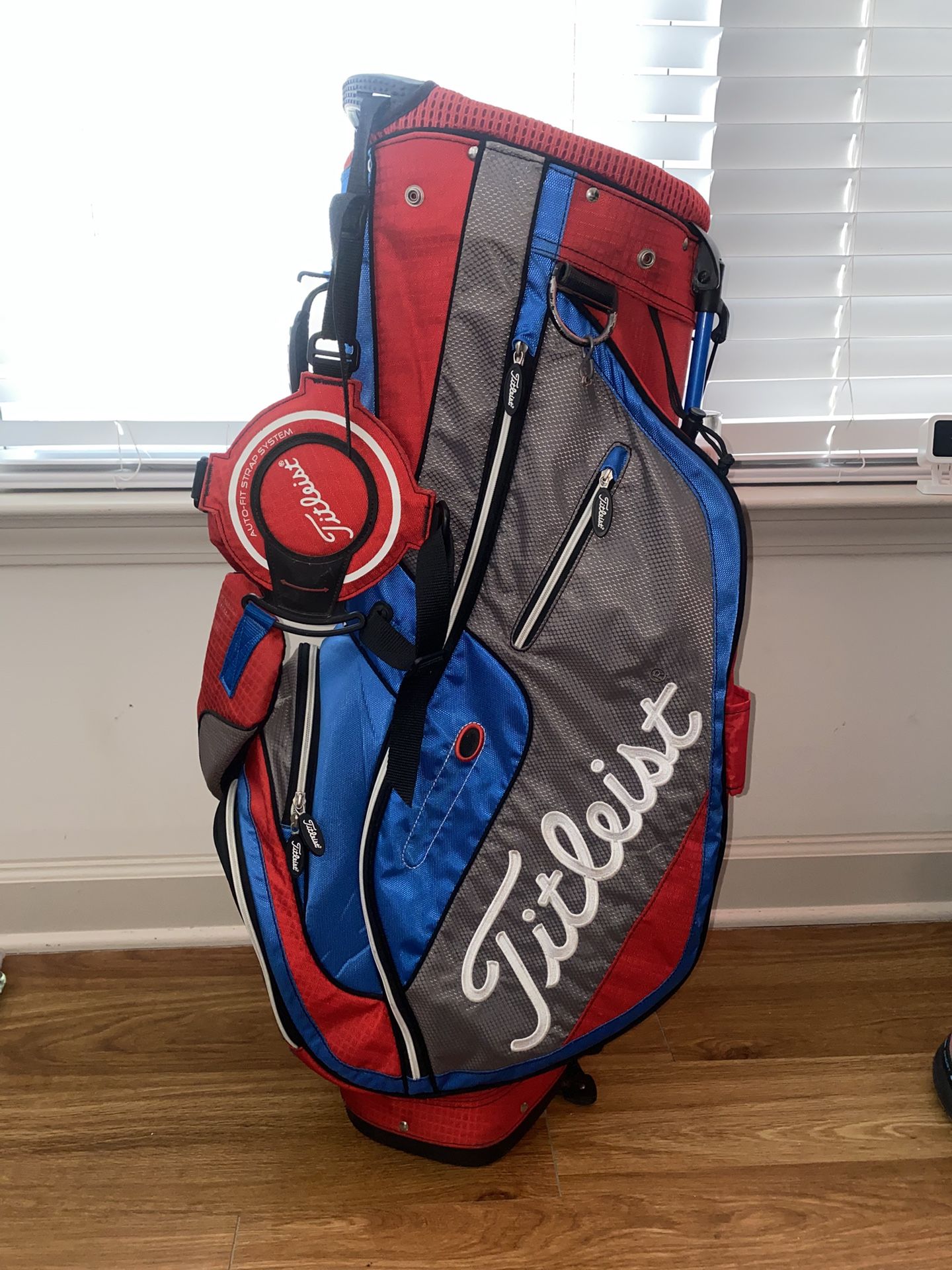 Titleist Gold Club Caddie Bag