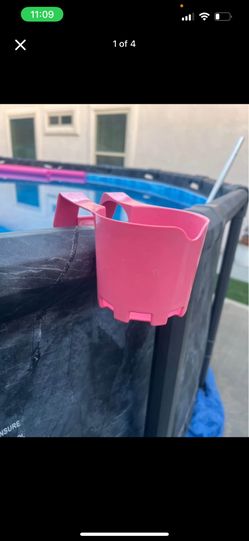 Pink Pool Cup Holders