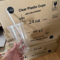 Clear,one time use, plastic cup