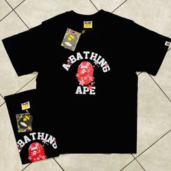 Brand new a bathing ape Sakura college tee size: small with tags