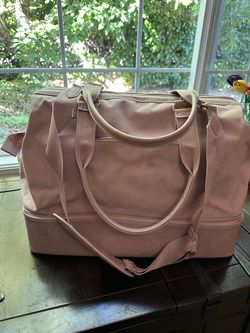 BEIS Pink Weekender Bag / 20"