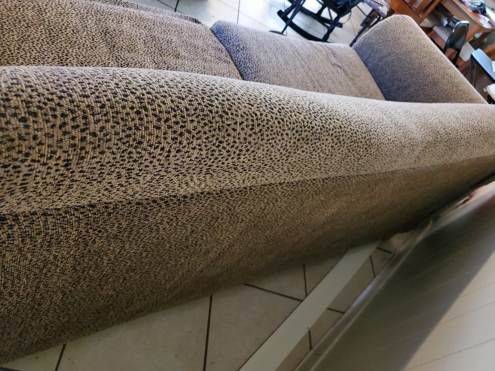 Sofa 82 to 90 inches .No Scratch No odor .