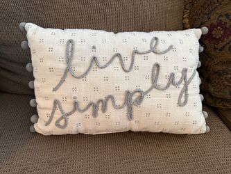 Small lumbar decorative pillow