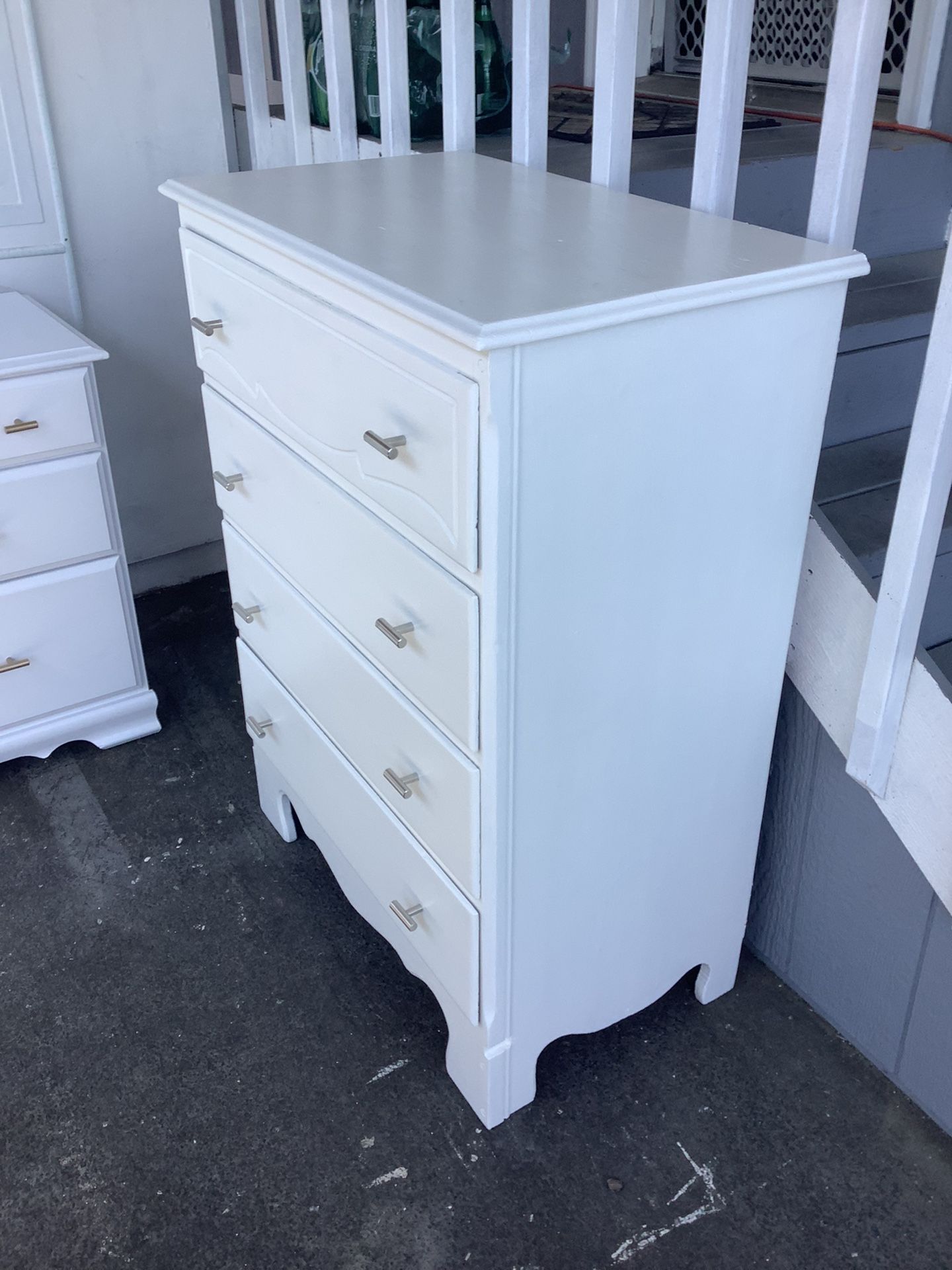 Refinished Solid Wood White Dresser for Sale in Marysville, WA OfferUp