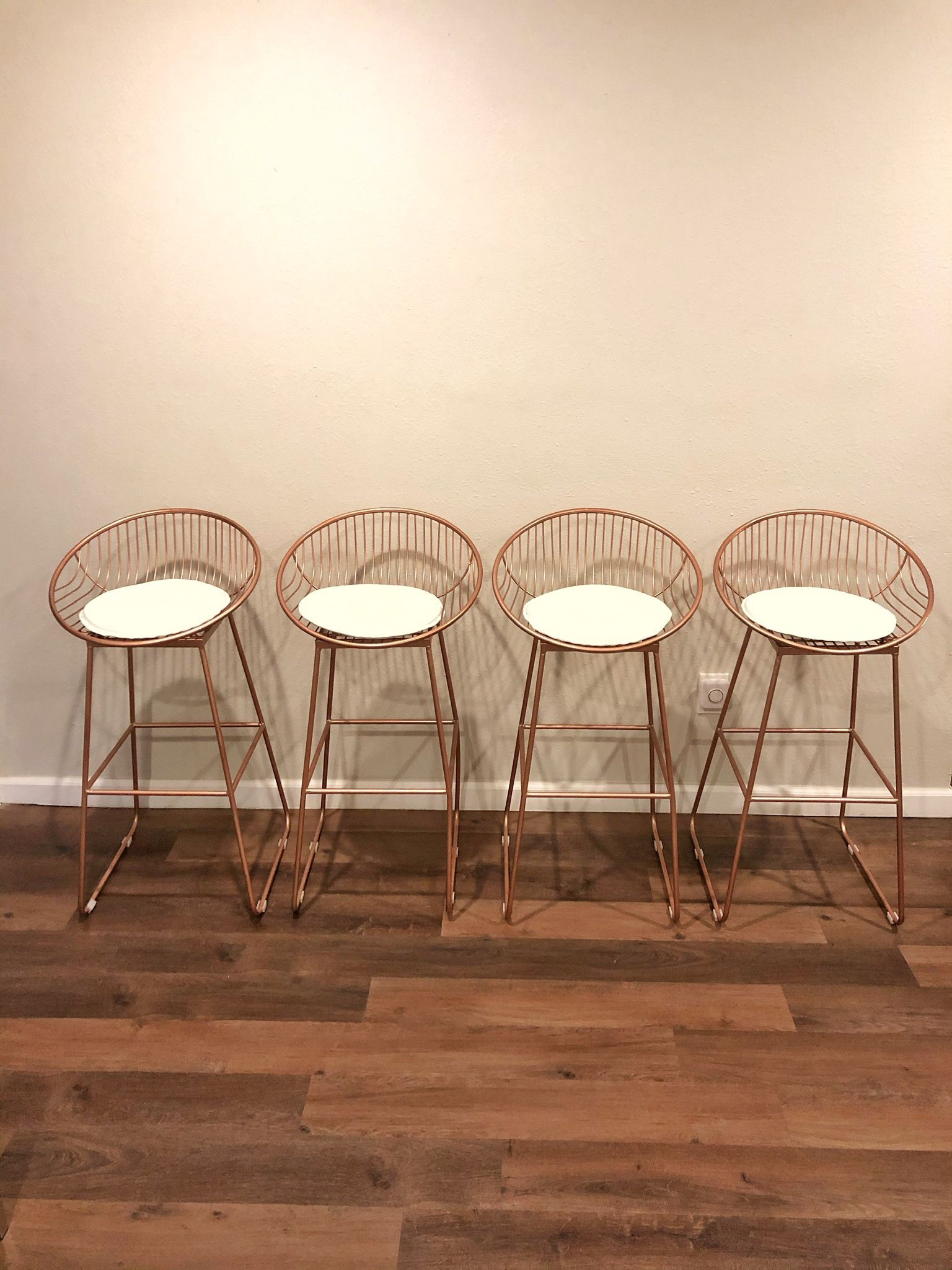 Rose Gold Bar Stools