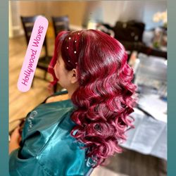 Curling 🥌 Iron.peinados.