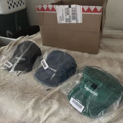 Supreme Washed Chino Twill Camp Cap