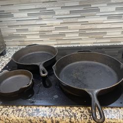 Vintage Lodge USA Cast Iron Skillet 8SK- 1990s