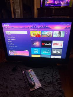 Dynex 32 inch tv with roku and remote