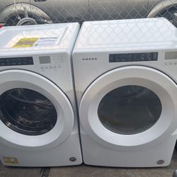 Amana Washer & Gas Dryer (Semi New )