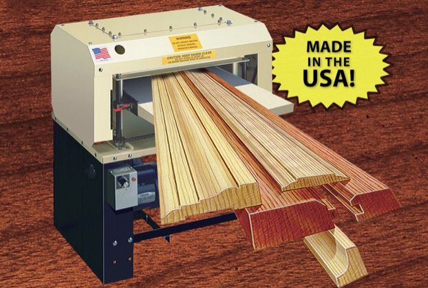 Woodmaster 718. Professional wood planer/molding with 5HP.