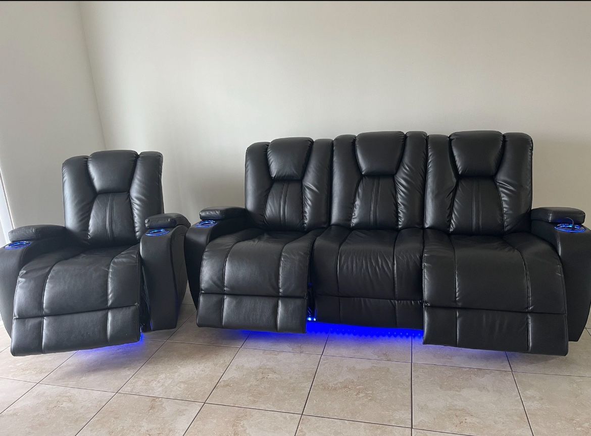Juego De Sala Reclinable