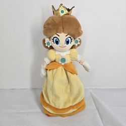 Nintendo Super Mario Bros. Princess Daisy Plush 10" Stuffed Animal Doll 