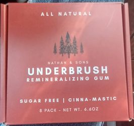 All Natural Underbrush Remineralizing Gum