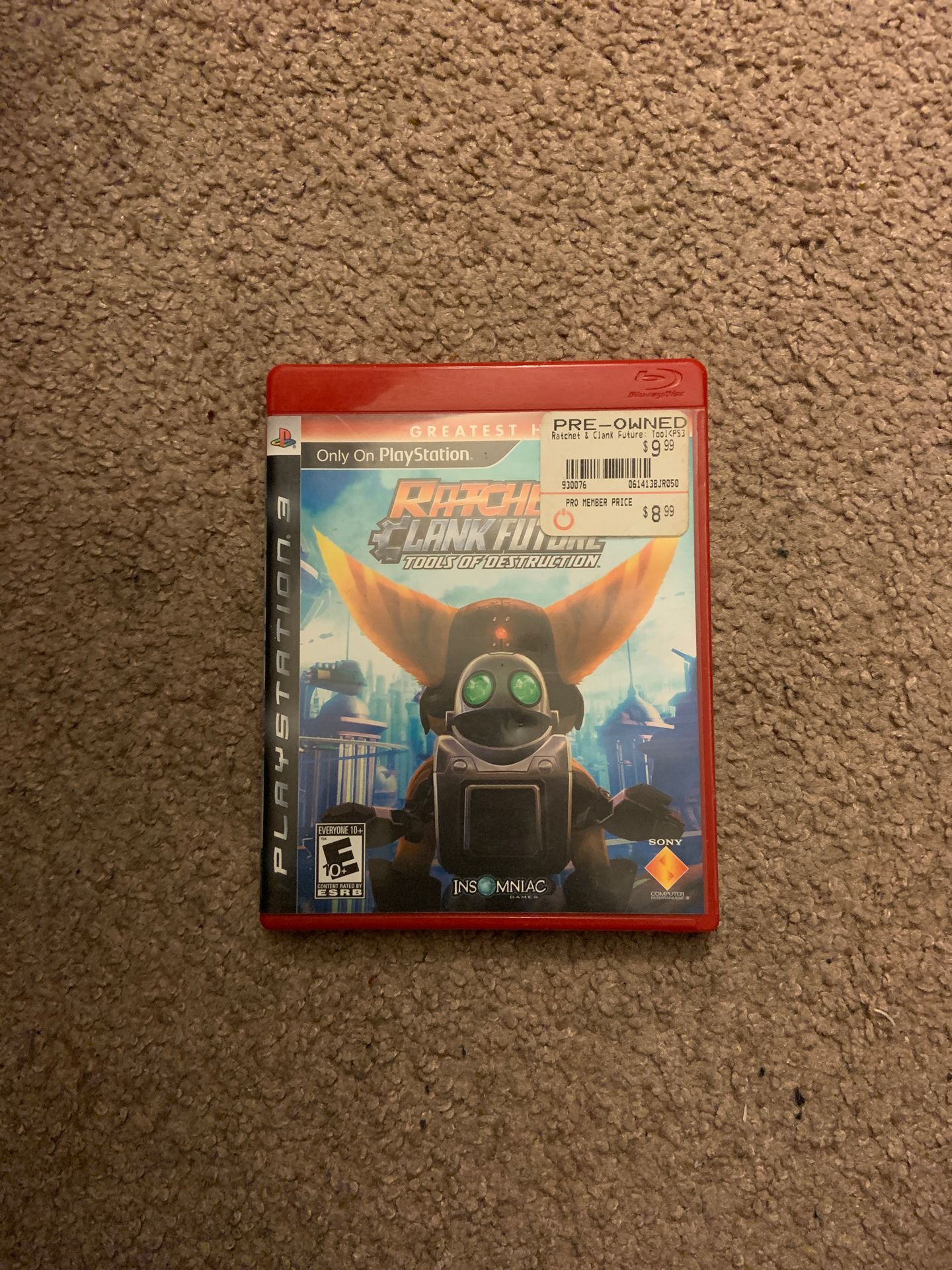 Rachet and clank future tools of destruction ps3 game