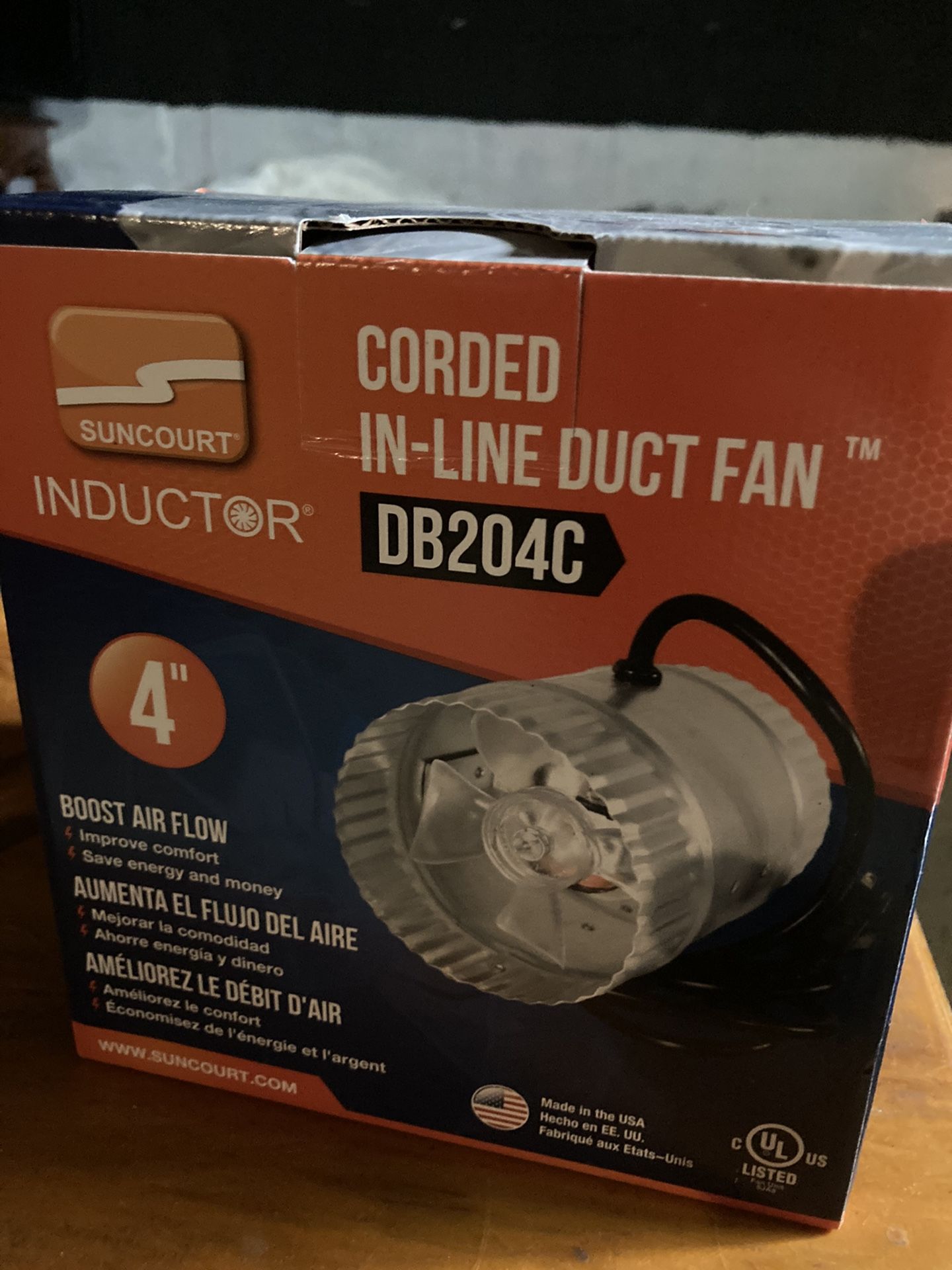 4 Inch Inline Fan