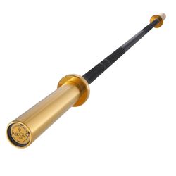Mikolo - 6ft Olympic Barbell, 27LB Compact and Lighter Barbell for Weightlifting and Powerlifting
